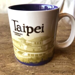 Starbucks Taipei City Ceramic Cup / Mug. 16oz. Global Icon Series, 2010